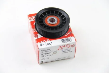 Натяжний ролик, поліклиновий ремінь AUTLOG RT1047