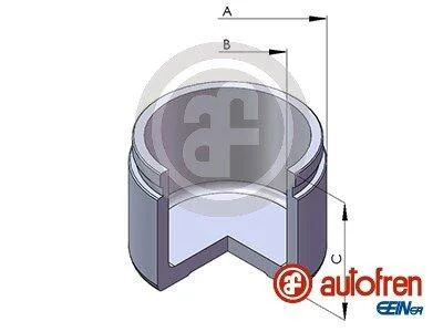 Поршень супорта Chrysler Sebring Citroen C4 Aircross Jeep Compass, Patriot Mitsubishi Lancer VIII, Outlander II, Outlander III Peugeot 4008 1.5-3.0 11.06- AUTOFREN D025532 (фото 1)