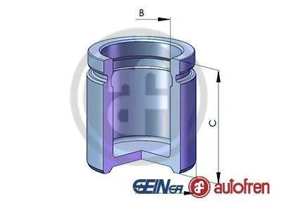 Поршень, гальмівний супорт AUTOFREN D025581