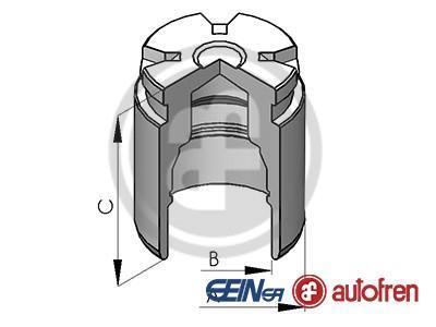 Поршень, гальмівний супорт AUTOFREN D025642