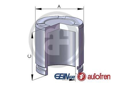 Поршень, гальмівний супорт AUTOFREN D025643