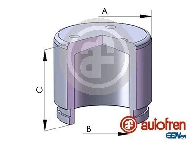 Поршень супорта пер. Tucson 15-/i40 11-/Sportage IV 15- (61x53mm)(Mobis) AUTOFREN D025736 (фото 1)
