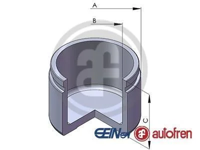 Поршень циліндра суппорта AUTOFREN D02598 (фото 1)