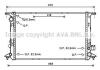 Радіатор, Система охолодження двигуна CLEVER FIT AVA COOLING AI2365 (фото 1)