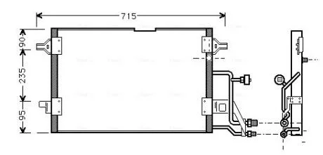 Радіатор кодиціонера CLEVER FIT AVA COOLING AI5116