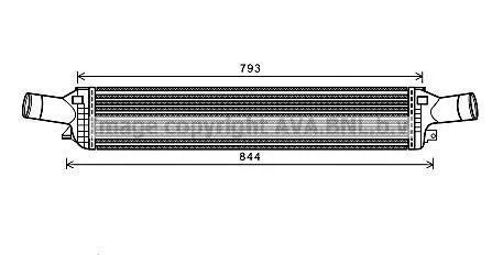 Інтеркулер AVA COOLING AIA4319