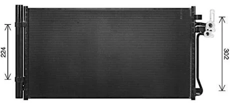 Радіатор кодиціонера CLEVER FIT AVA COOLING AU5347D