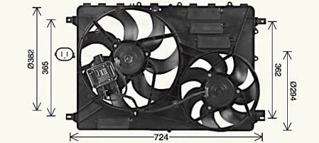 Вентилятор AVA COOLING AU7506