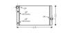 AVA BMW Радіатор охолодження двиг. 5 F10, 6 F13, 7 F01 2.0/3.0d 10- AVA COOLING BW2410 (фото 1)