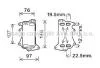 AVA BMW Оливний радіатор (без корпуса) 1 F20, 2, 3 F30, 4, 5 F10, X1 E84, X3 F25, X5 F15 2.0d AVA COOLING BW3553 (фото 1)