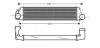 AVA BMW Інтеркулер 3 E46 320/330d 99- AVA COOLING BW4207 (фото 1)