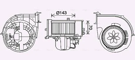 Компресор салону AVA COOLING BW8574