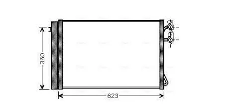 Радіатор кодиціонера CLEVER FIT AVA COOLING BWA5295D