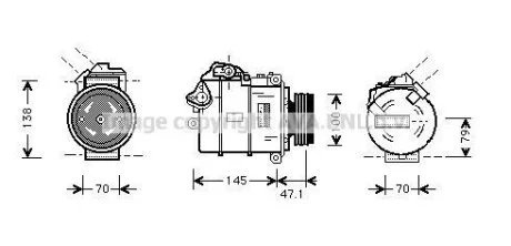 Компресор кондицiонера CLEVER FIT AVA COOLING BWAK306