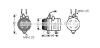 AVA CHEVROLET Компресор кондиціонера MATIZ 0.8 05-, SPARK 0.8 05-, DAEWOO AVA COOLING DWAK079 (фото 1)