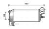 AVA FORD Інтеркулер C-MAX II 1.5, 1.6 10-, FOCUS III 1.5, 1.6 10- AVA COOLING FD4574 (фото 1)