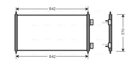 Радіатор кодиціонера AVA COOLING FD5303