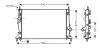 Радіатор охолодження двигуна FOCUS/MAZDA3/S40 16/8 03- (Ava) AVA COOLING FDA 2369 (фото 1)