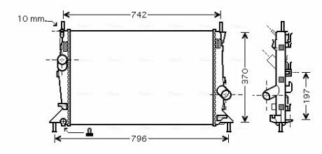 Радiатор AVA COOLING FDA 2369