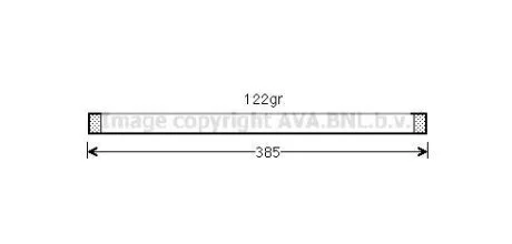 AVA FORD Осушувач кондиціонера MONDEO IV 07- AVA COOLING FDD489