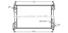 AVA FIAT Радіатор системи охолодження двигуна PUNTO 1.3 D 08- AVA COOLING FTA2400 (фото 1)