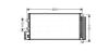 AVA FIAT Радіатор кондиціонера (конденсатор) Linea 1.3/1.6D 07- AVA COOLING FTA5356D (фото 1)