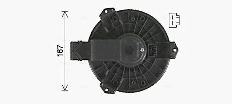 Вентилятор салону AVA COOLING HD8327