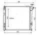Радіатор охолодження Santa Fe 2.2 CRDi Aut. 09-12 (Ava) AVA COOLING HY2339 (фото 1)