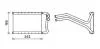 AVA Радіатор пічки HYUNDAI SANTA FE (2013) 2.0 CRDI AVA COOLING HY6437 (фото 1)