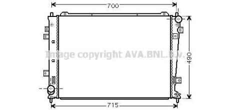 Радiатори AVA COOLING KA 2162