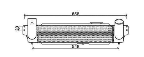 Інтеркулер AVA COOLING KA 4141