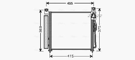 Радіатор кодиціонера AVA COOLING KA5065D