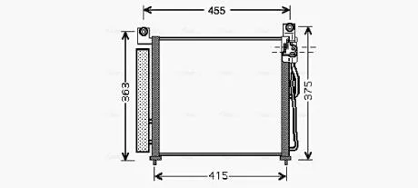 Радіатор кодиціонера AVA COOLING KA5065D