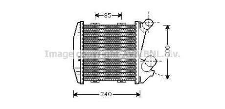 AVA SMART Інтеркулер FORTWO 07- AVA COOLING MCA4004