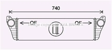 AVA DB Інтеркулер Vito 2.2CDI 10- AVA COOLING MS4690