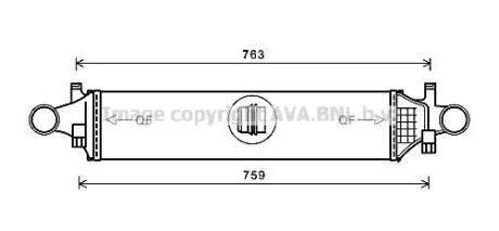 Інтеркулер AVA COOLING MSA4658