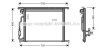 AVA DB Радіатор кондиціонера (конденсатор) S-Class W220 98- AVA COOLING MSA5280 (фото 1)