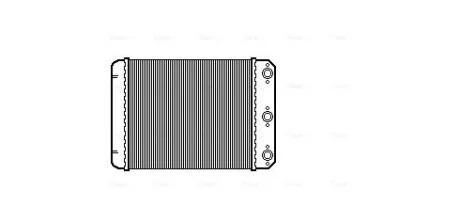 AVA Радіатор опалення MERCEDES-BENZ 200-SERIES W124 (1985) 200 2.0 E16 AVA COOLING MSA6107