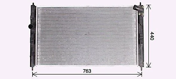Радіатор, система охолодження двигуна AVA COOLING MT2276 (фото 1)