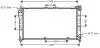 AVA MAZDA радіатор охолодження Mazda 323 F V 1.5/1.8 94- AVA COOLING MZ2101 (фото 1)