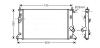 AVA MAZDA Радіатор охолодження 5 (CR19) 1.8-2.0 05-10 AVA COOLING MZ2183 (фото 1)