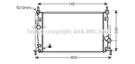Радiатор AVA COOLING MZ 2237