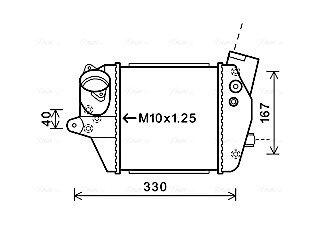 AVA MAZDA Інтеркулер 5 2.0 05-10 AVA COOLING MZA4243