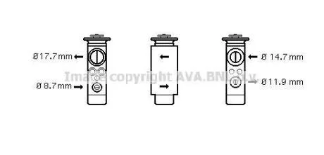 Розширювальний клапан AVA COOLING OL1461