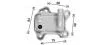 AVA OPEL Масляний радіатор Corsa C, Combo Tour, Meriva 1.7CDTI 03- AVA COOLING OL3716 (фото 1)