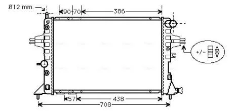 Радiатор AVA COOLING OLA 2253