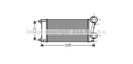 Інтеркулер AVA COOLING PEA4343