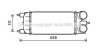 AVA CITROEN Інтеркулер C5 III, Peugeot 508 1.6HDI 10- AVA COOLING PEA4365 (фото 1)