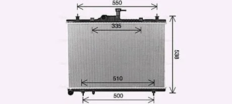 Радіатор, Система охолодження двигуна CLEVER FIT AVA COOLING RT2650