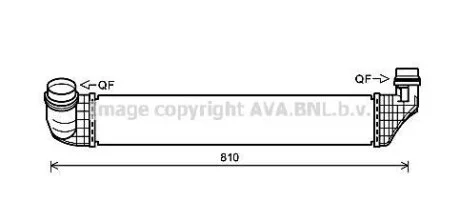 AVA RENAULT Інтеркулер GRAND SCENIC III 1.6 11-, SCENIC III 1.6 11- AVA COOLING RT4614